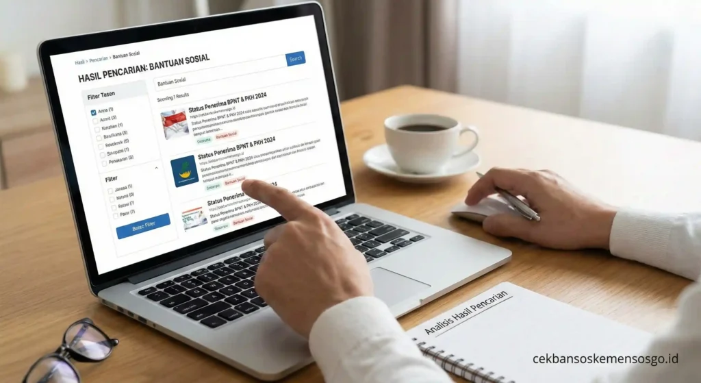 Memahami Tampilan Hasil Pencarian Memahami Tampilan Hasil Pencarian