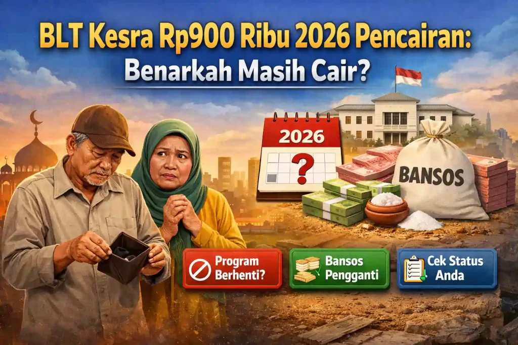 Blt Kesra Rp900 Ribu 2026 Pencairan