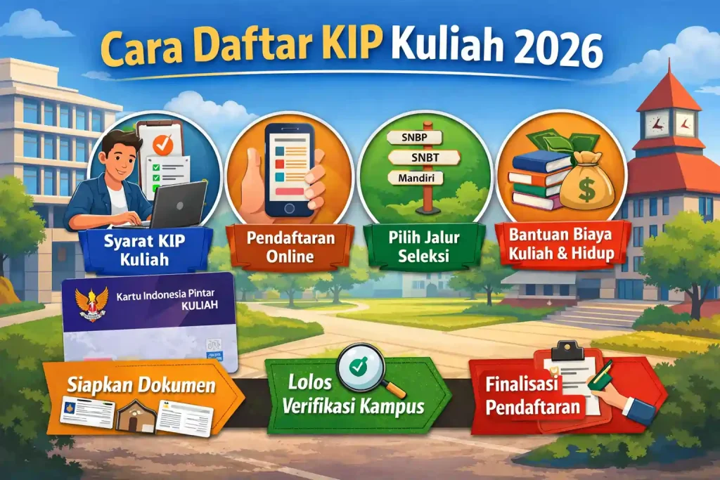 Cara Daftar KIP Kuliah