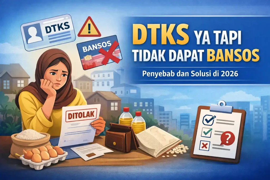 DTKS Ya tapi tidak dapat bansos