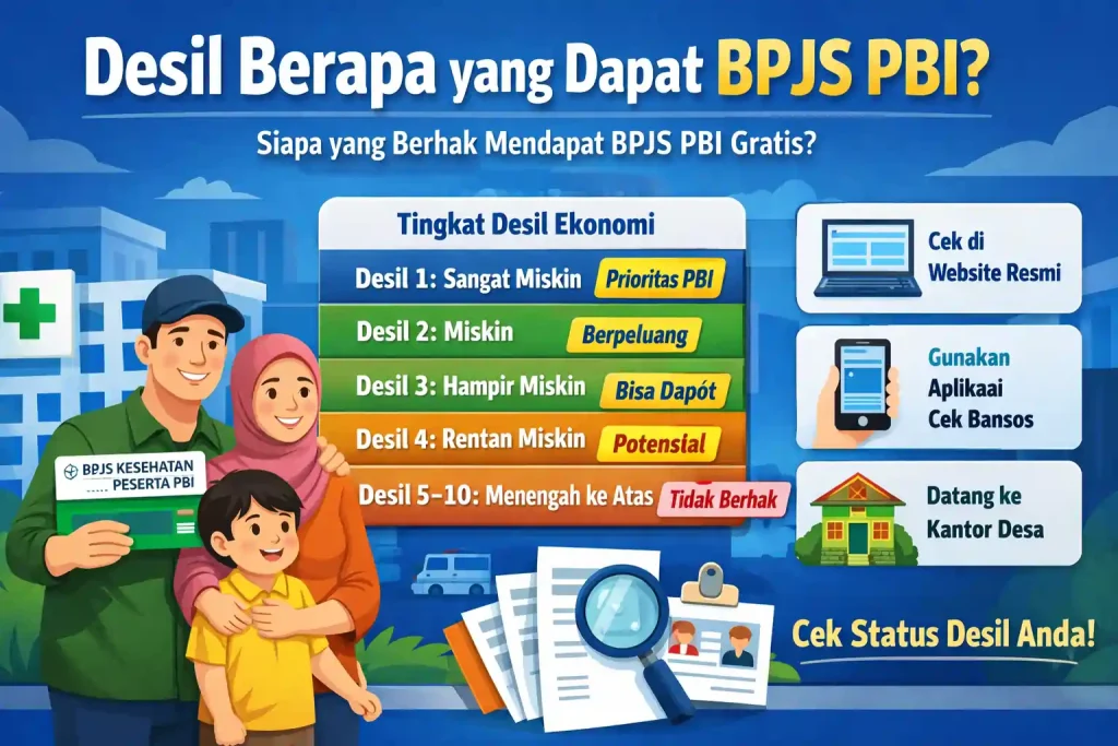 Desil Berapa yang Dapat BPJS PBI