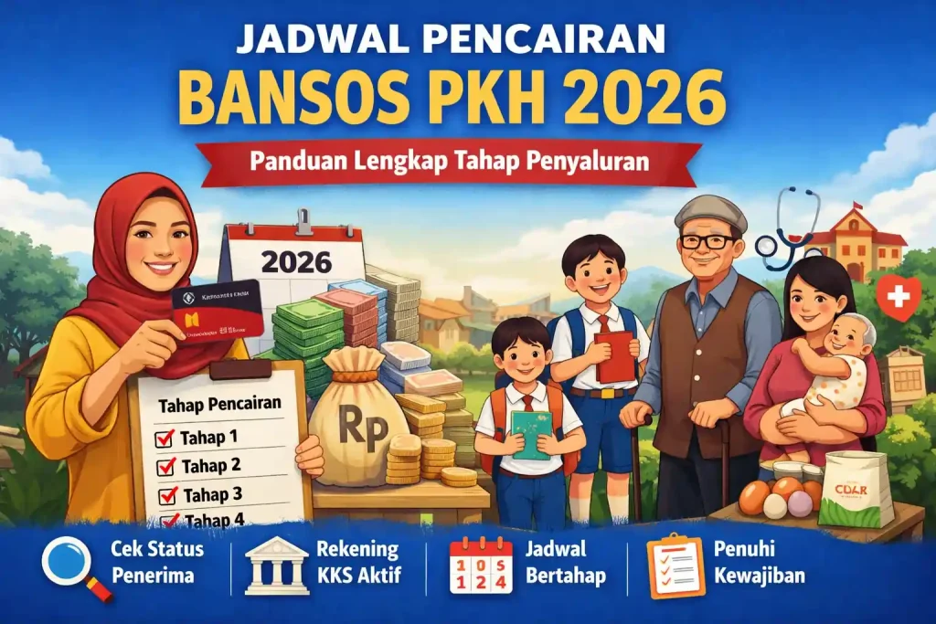Jadwal pencairan bansos PKH 2026