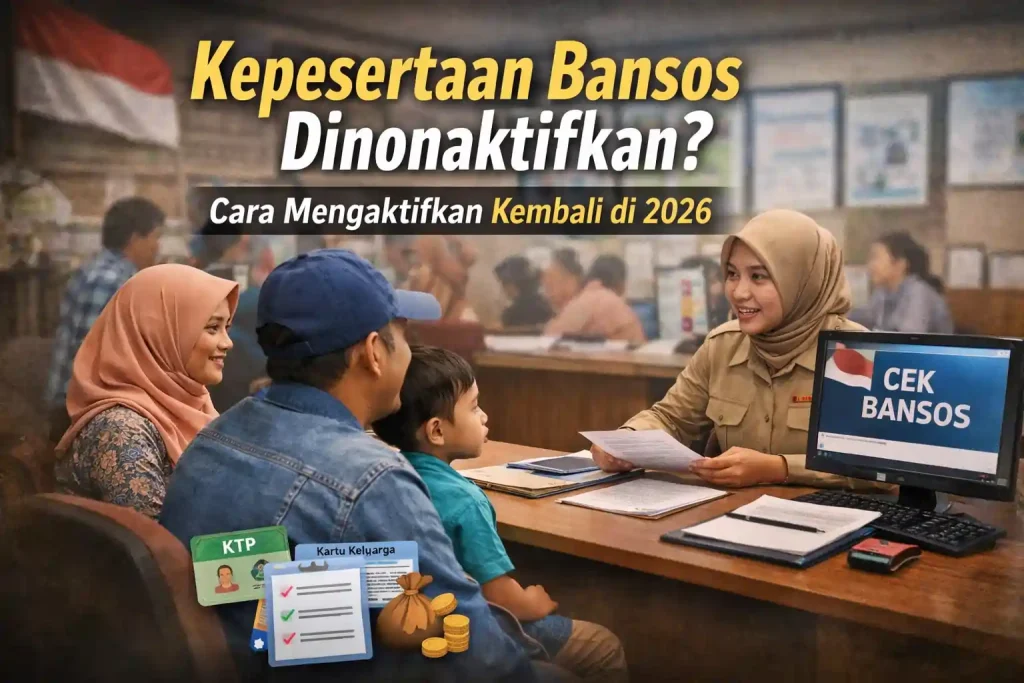 Kepesertaan bansos dinonaktifkan