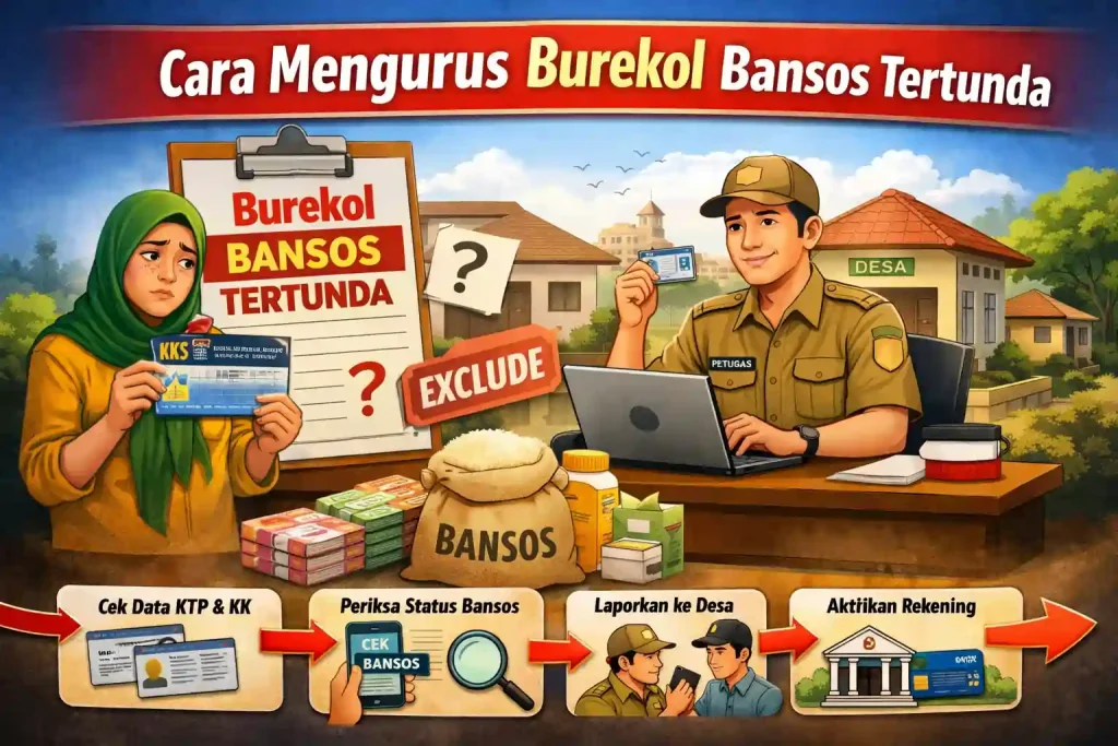 Cara Mengurus Burekol Bansos Tertunda