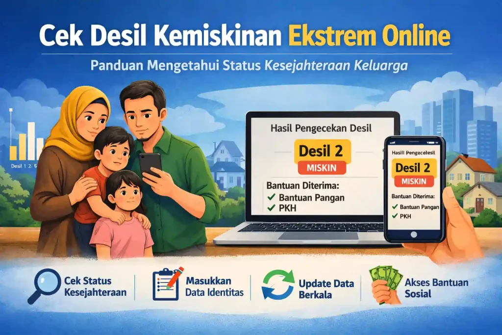 Cek Desil Kemiskinan Ekstrem Online