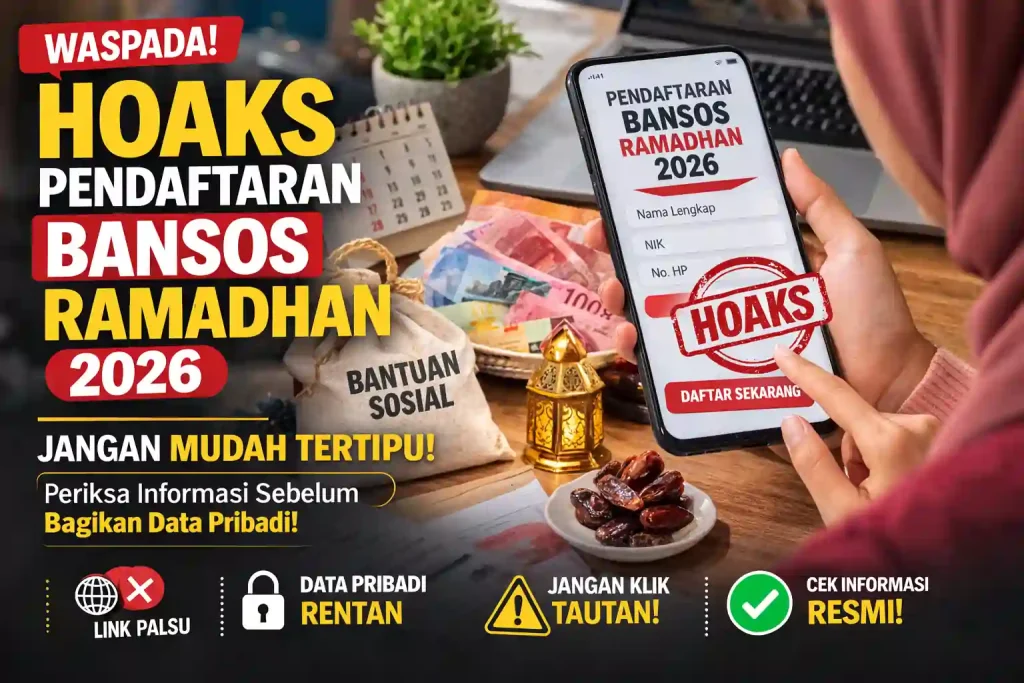 Hoaks Pendaftaran Bansos Ramadhan 2026