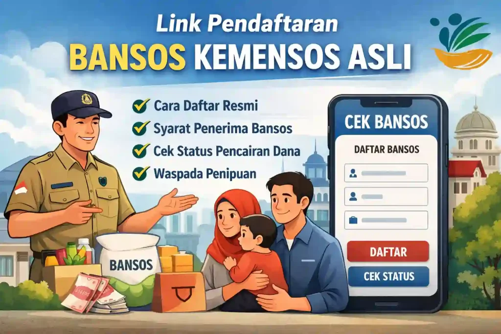 Link Pendaftaran Bansos Kemensos Asli