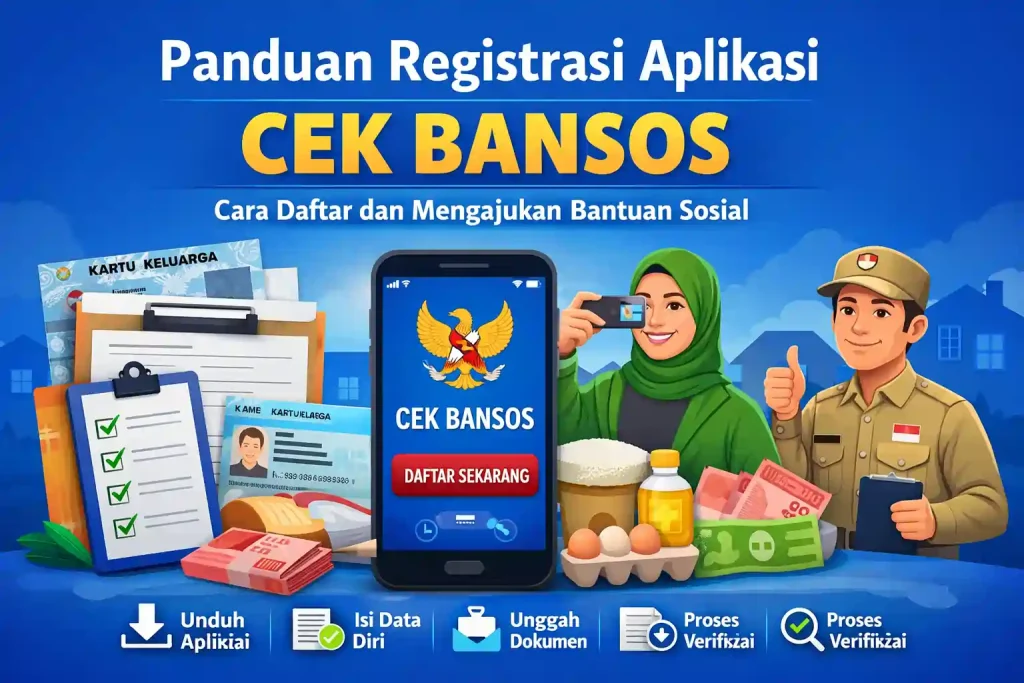Panduan Registrasi Aplikasi Cek Bansos