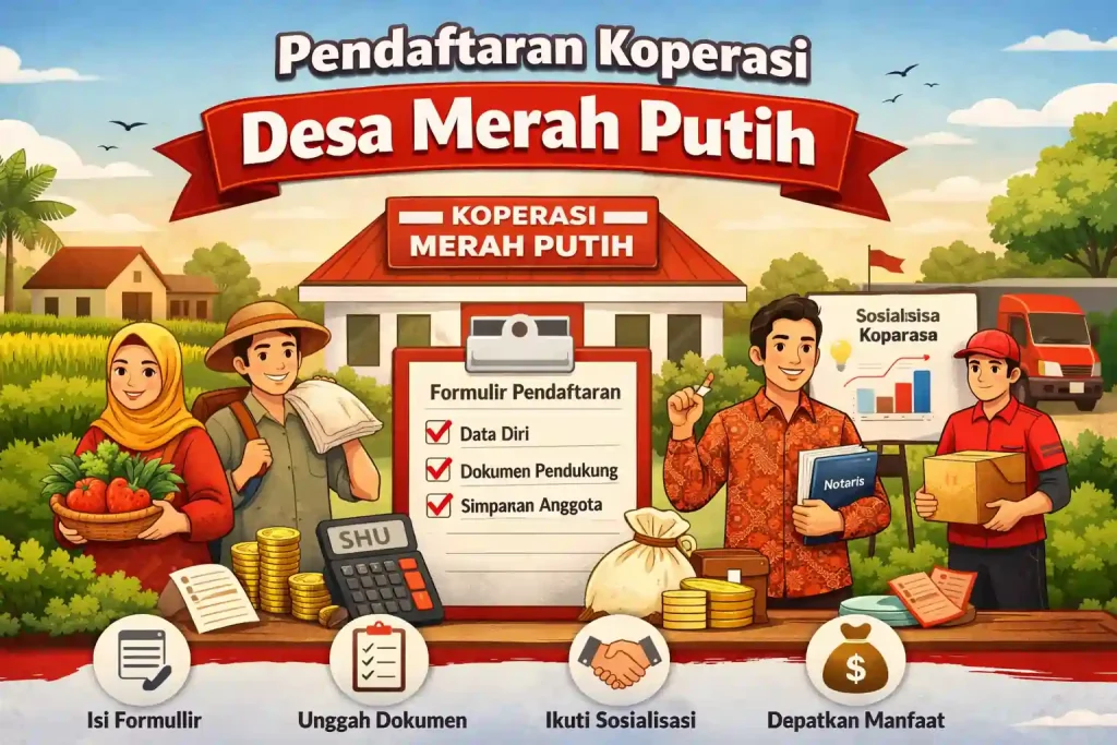 Pendaftaran Koperasi Desa Merah Putih