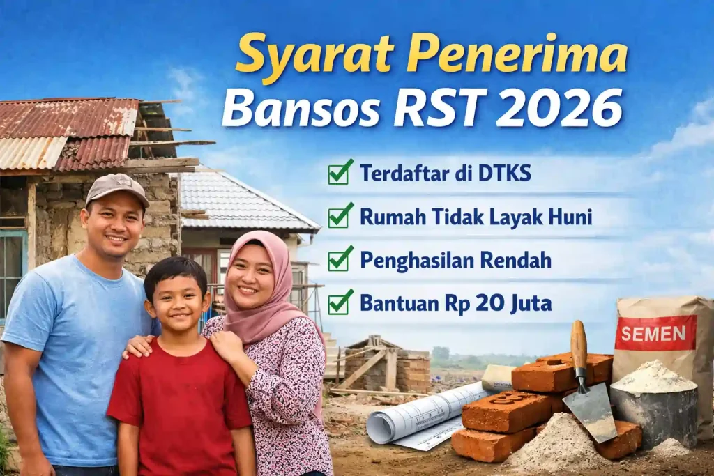 Syarat Penerima Bansos Rst 2026