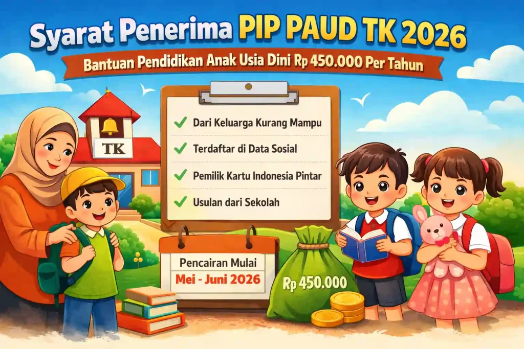Syarat Penerima Pip Paud Tk