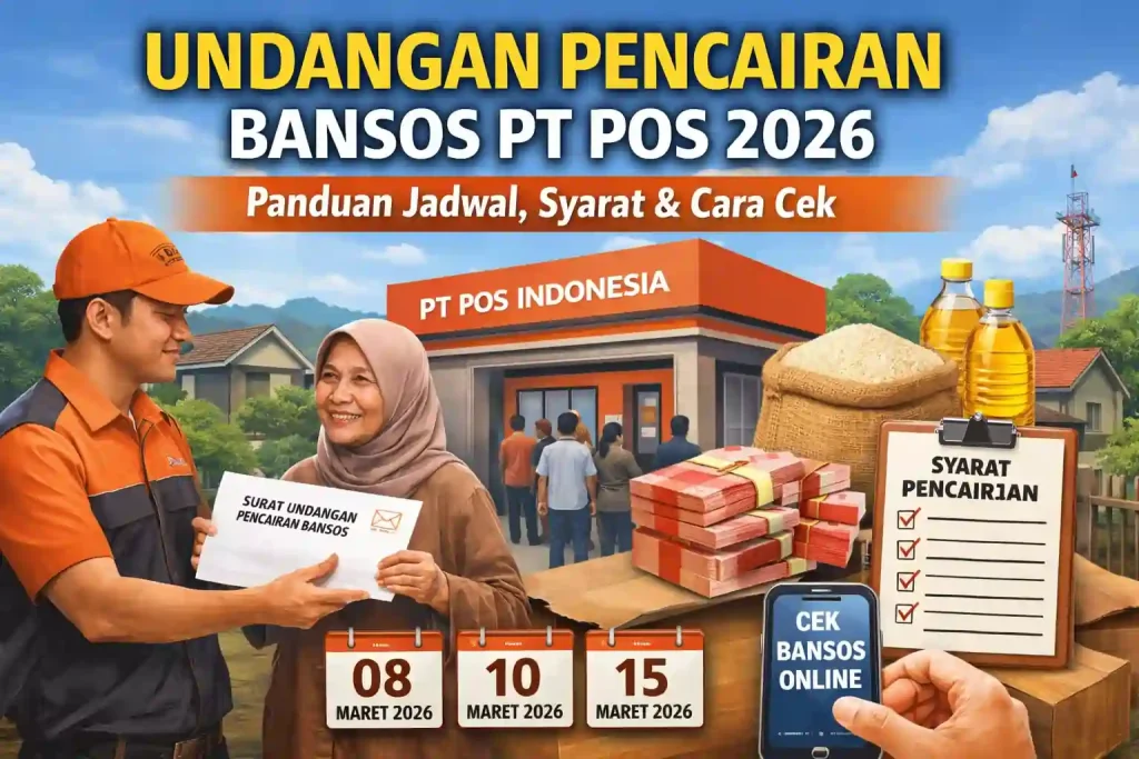 Undangan Pencairan Bansos Pt Pos