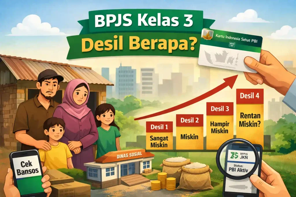 bpjs kelas 3 desil berapa