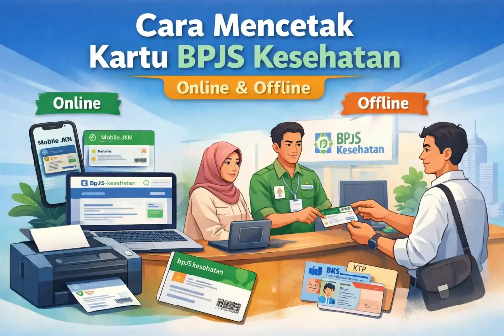 cara mencetak kartu bpjs