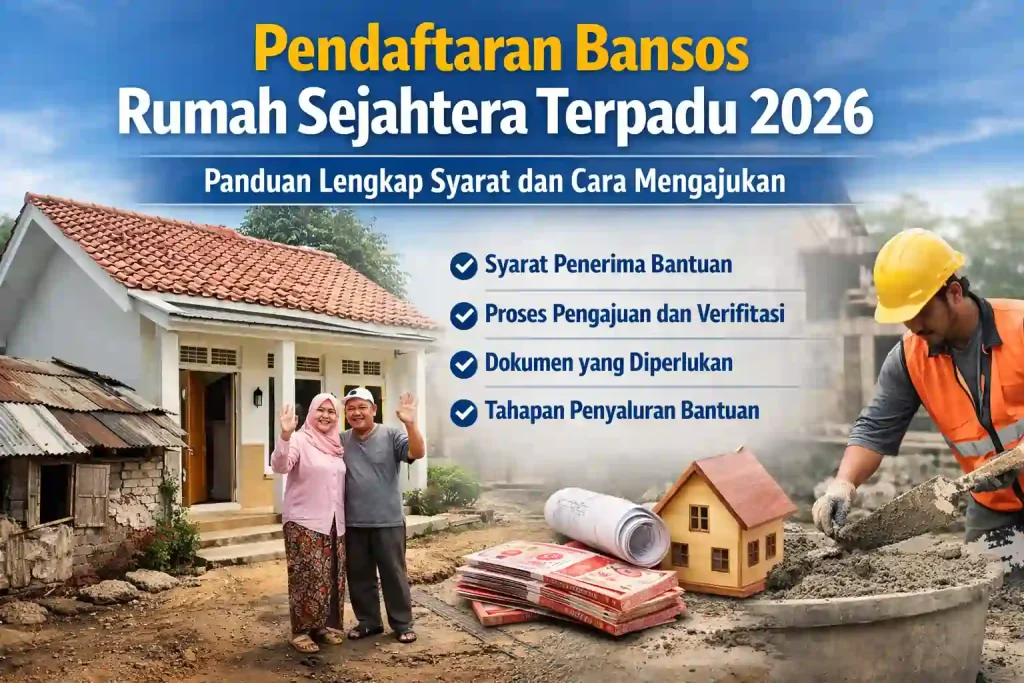 Pendaftaran Bansos Rumah Sejahtera Terpadu