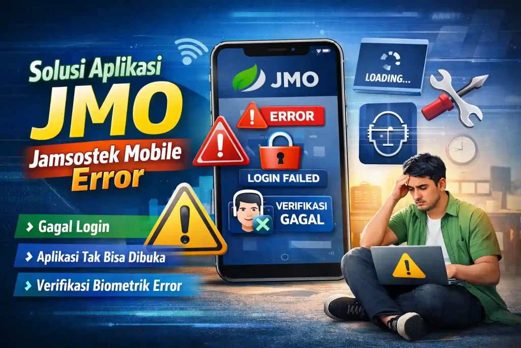 solusi aplikasi jmo jamsostek mobile error