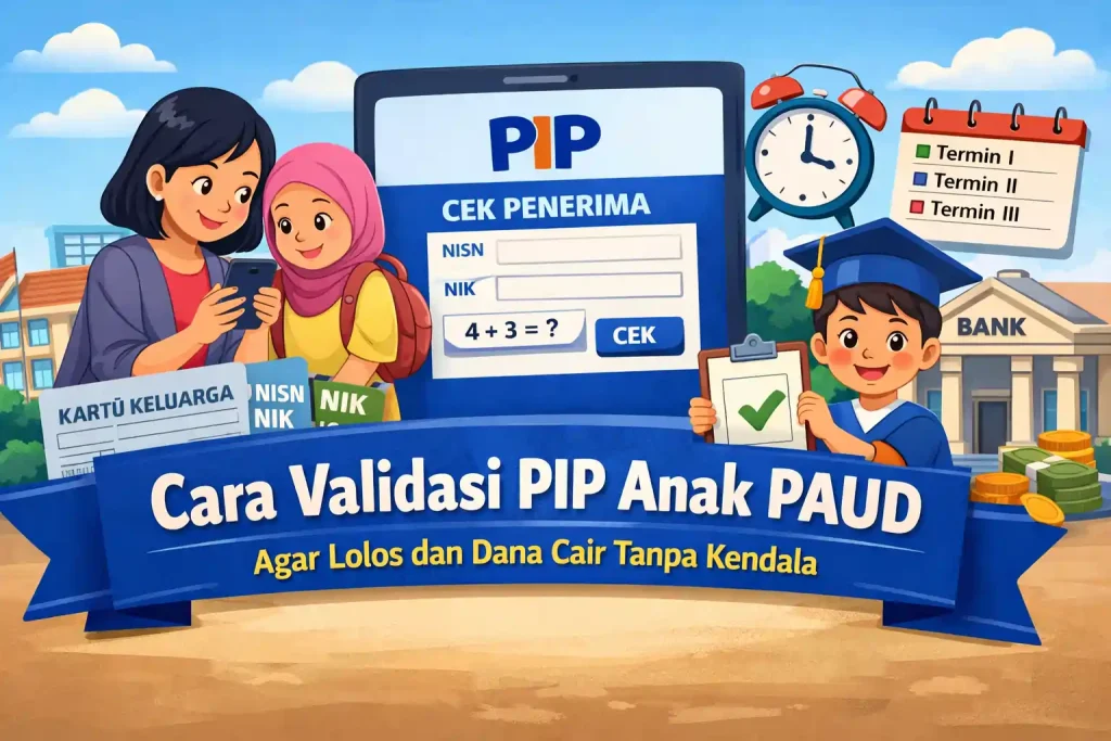 Cara Validasi Pip Anak Paud