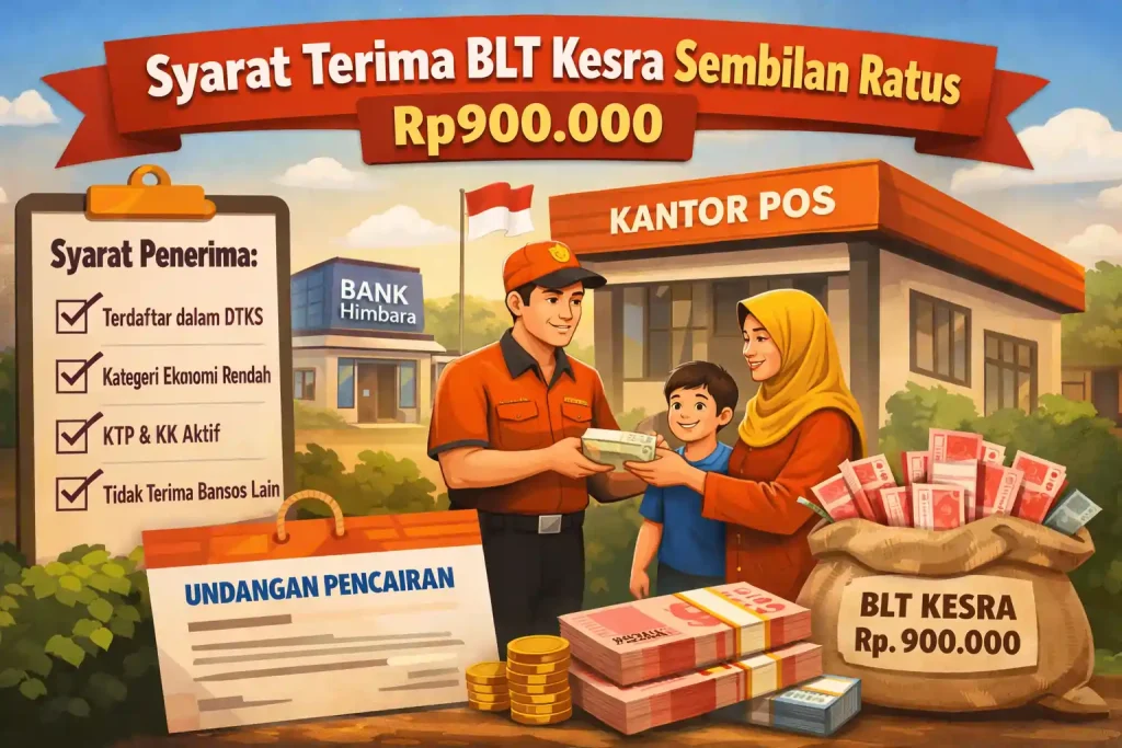 Syarat Terima Blt Kesra Sembilan Ratus