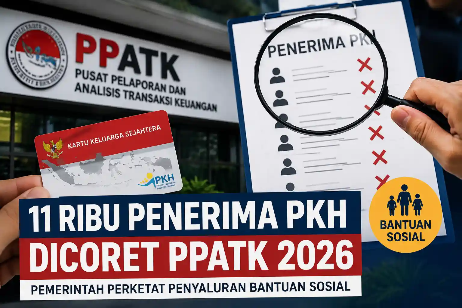 11 Ribu Penerima PKH Dicoret PPATK 2026 11 Ribu Penerima PKH Dicoret PPATK 2026