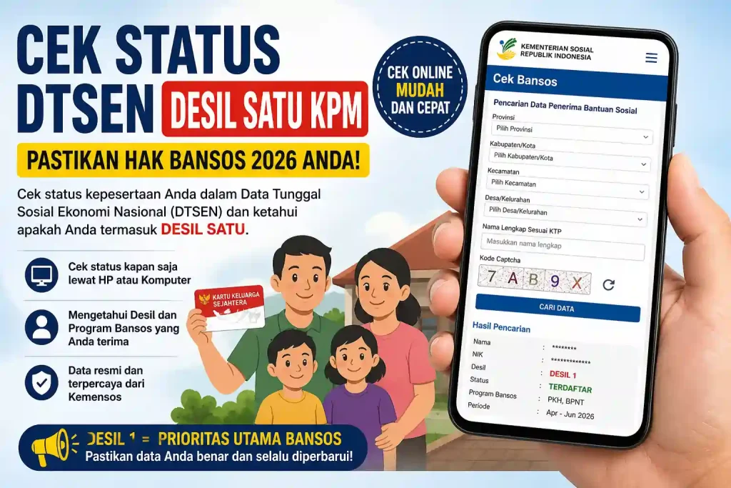 Cek-Status-Dtsen-Desil-Satu-Kpm Cek Status Dtsen Desil Satu Kpm