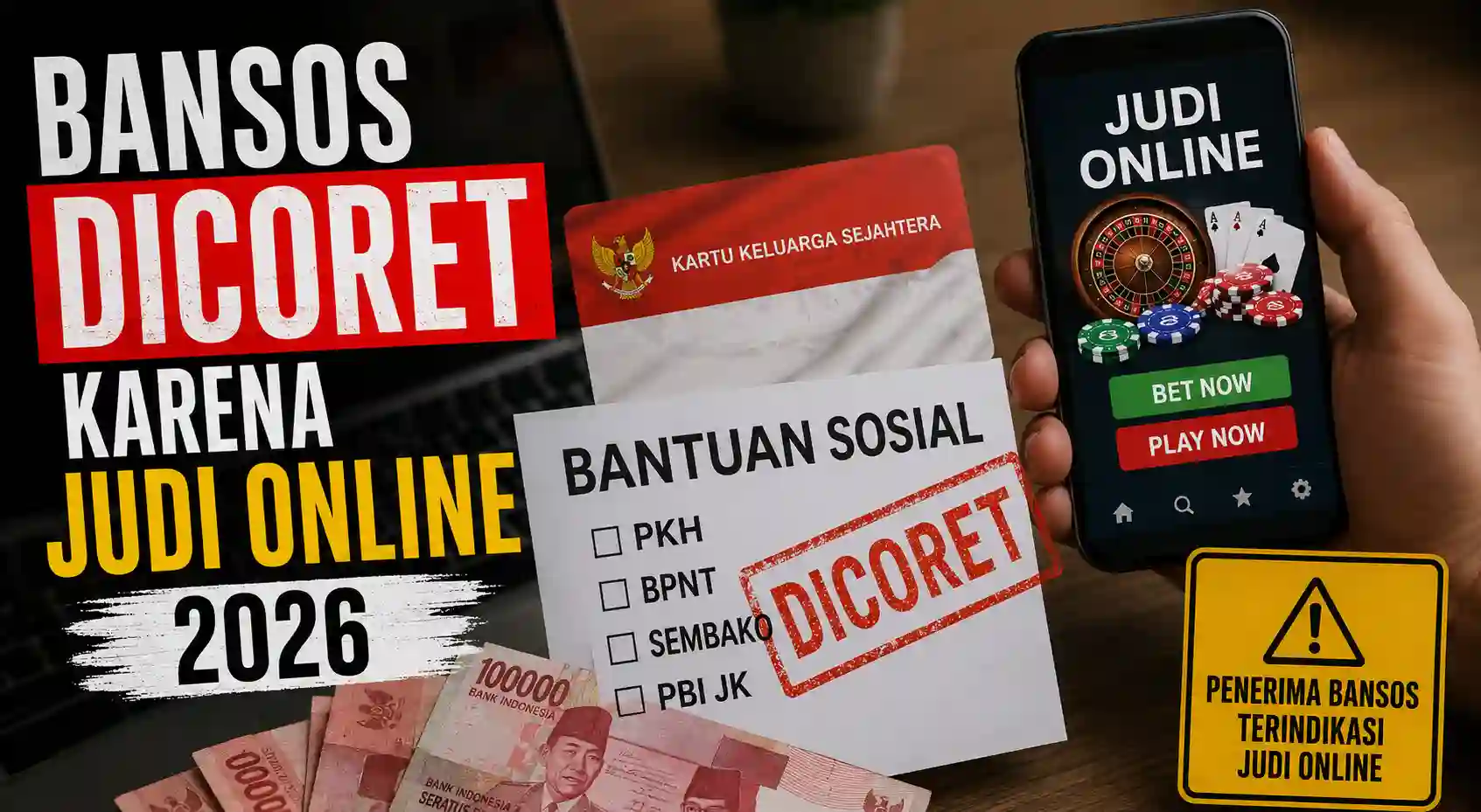 Bansos Dicoret Karena Judi Online 2026 Bansos Dicoret Karena Judi Online 2026