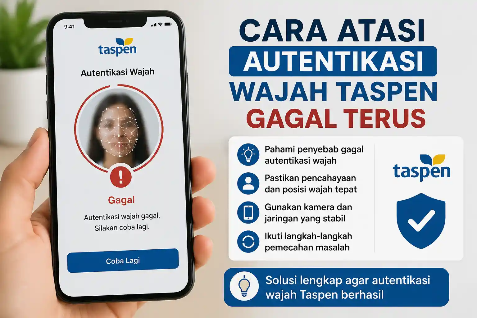 Cara Autentikasi Wajah Taspen Gagal Terus Cara Autentikasi Wajah Taspen Gagal Terus