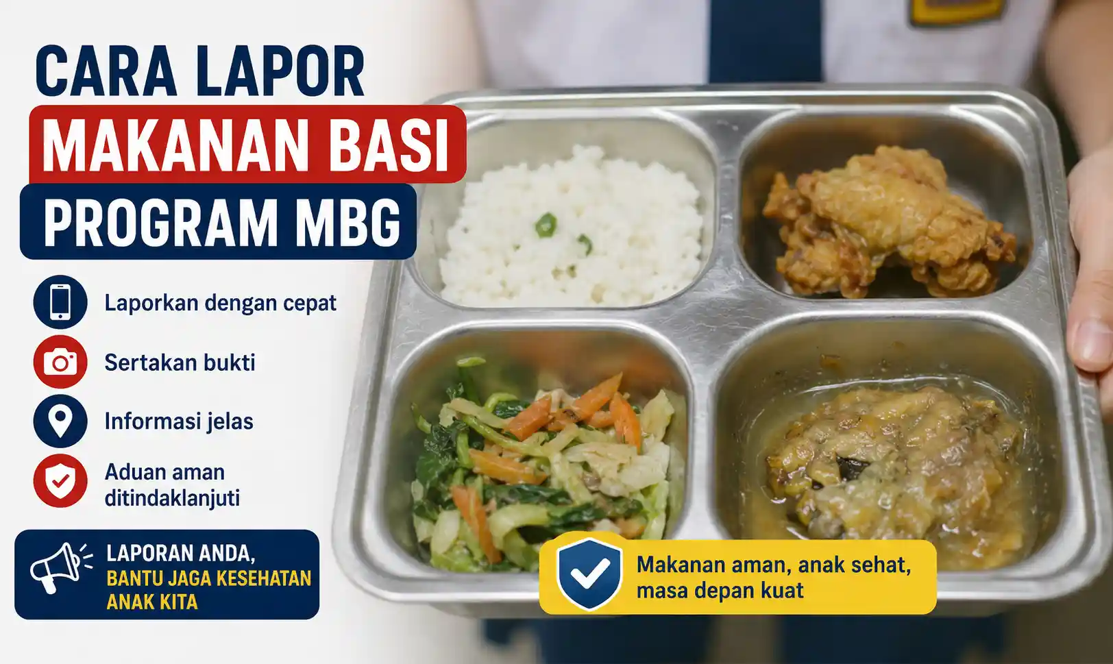 Cara Lapor Makanan Basi Program MBG Cara Lapor Makanan Basi Program MBG