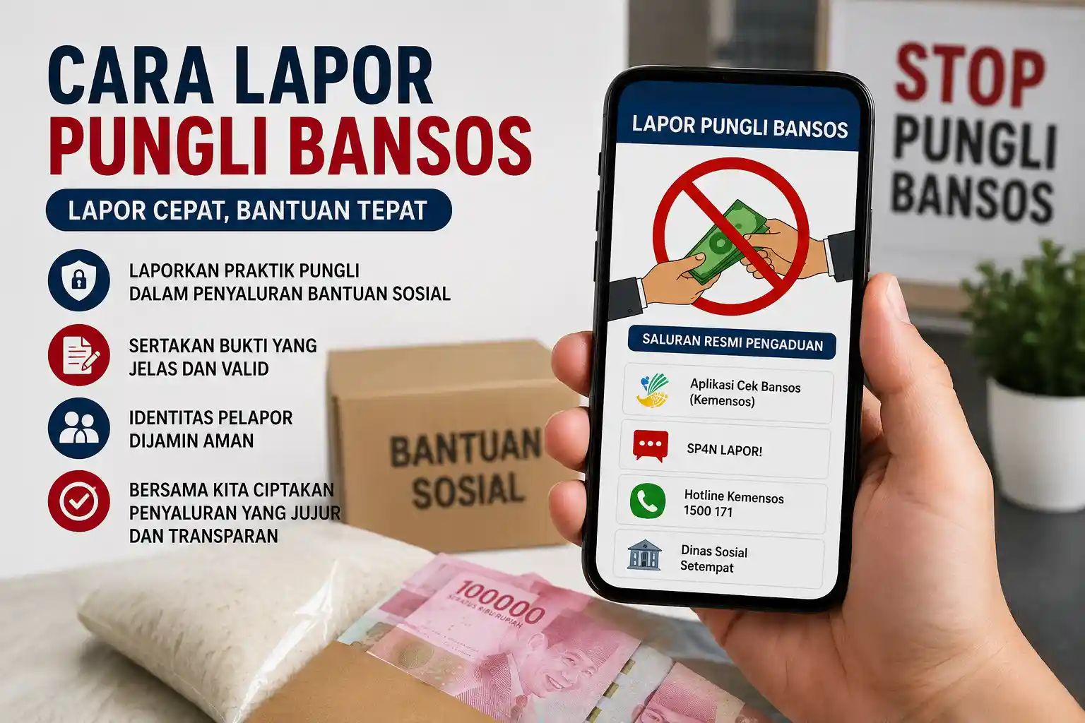 cara lapor pungli bansos cara lapor pungli bansos