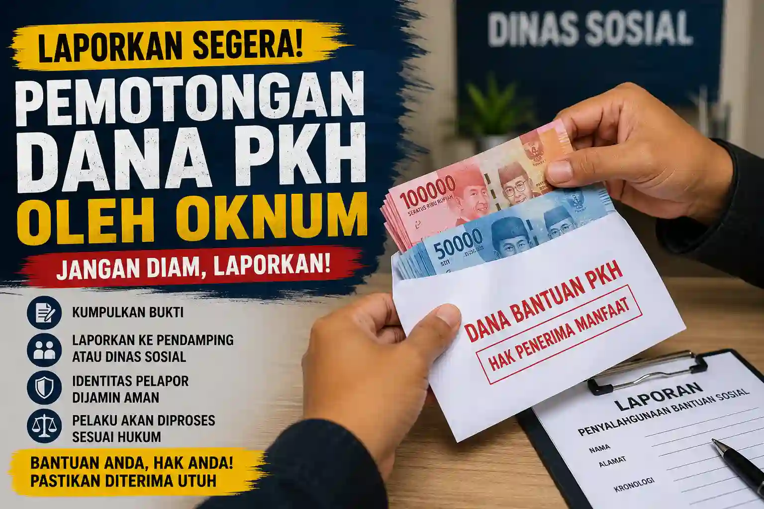Cara Laporkan Pemotongan Dana Pkh Oleh Oknum Cara Laporkan Pemotongan Dana Pkh Oleh Oknum