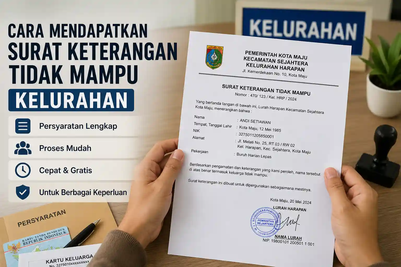 Cara Mendapatkan Surat Keterangan Tidak Mampu Kelurahan Cara Mendapatkan Surat Keterangan Tidak Mampu Kelurahan