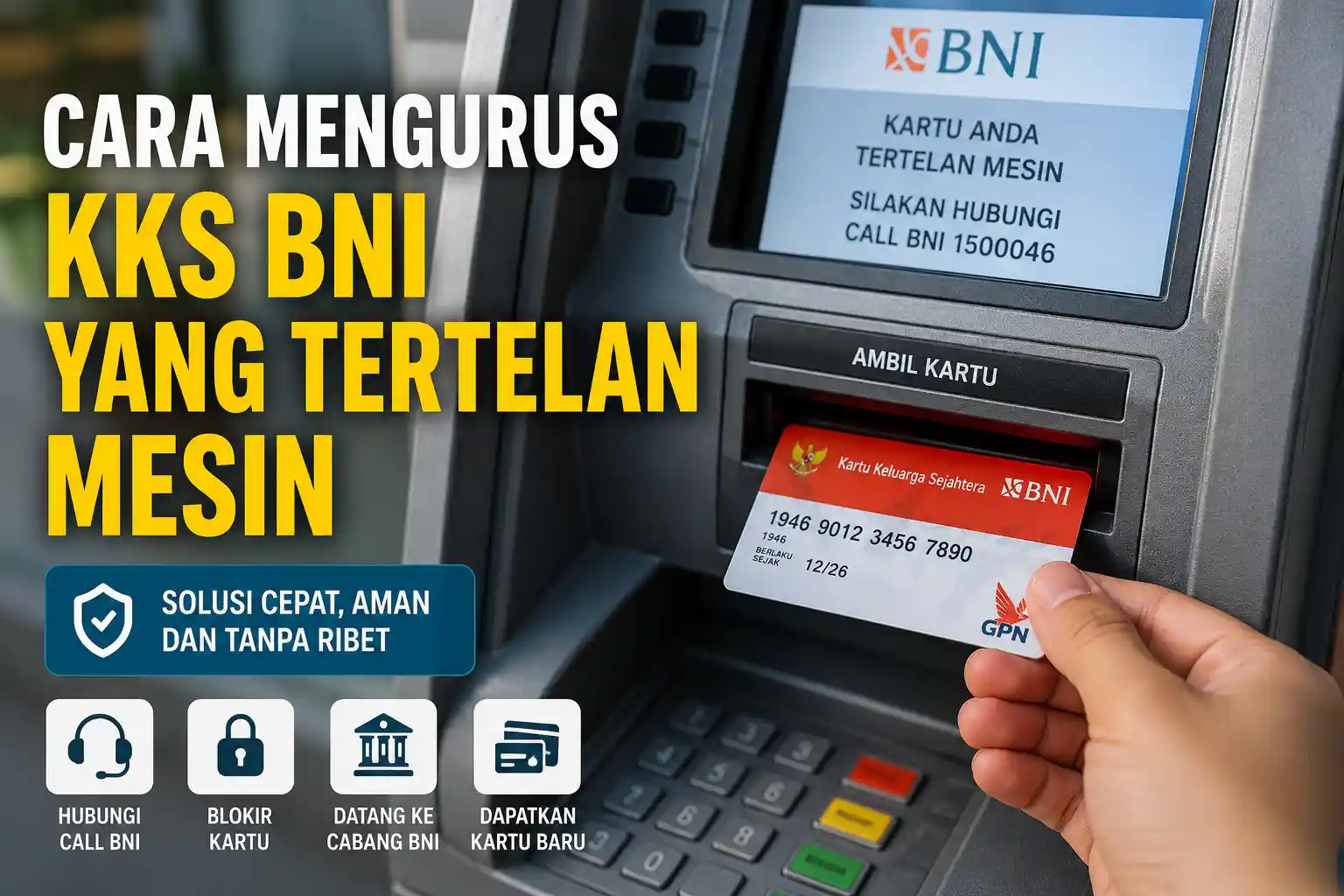 Cara Mengurus Kks Bni Yang Tertelan Mesin Cara Mengurus Kks Bni Yang Tertelan Mesin