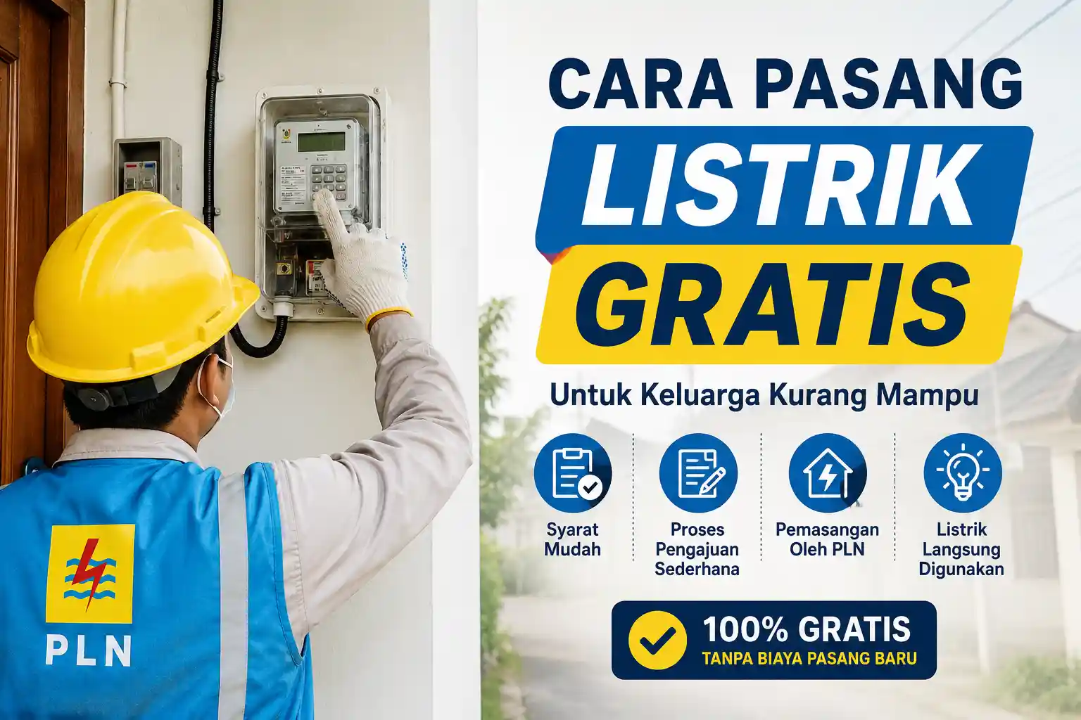 cara pasang listrik gratis cara pasang listrik gratis