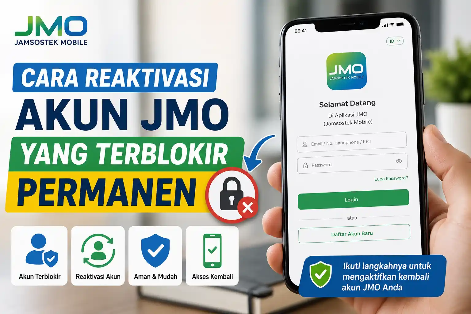 Cara Reaktivasi Akun Jmo Yang Terblokir Permanen Cara Reaktivasi Akun Jmo Yang Terblokir Permanen