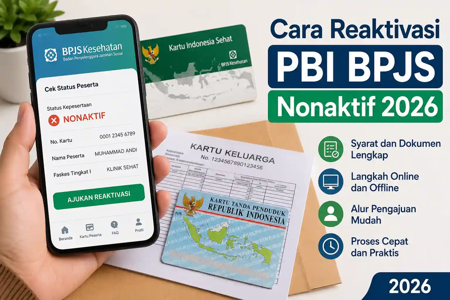 Cara Reaktivasi PBI BPJS Nonaktif 2026 Cara Reaktivasi PBI BPJS Nonaktif 2026