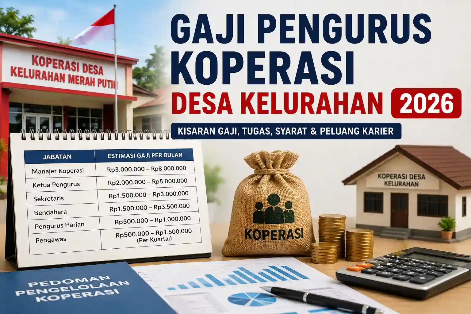 Gaji Pengurus Koperasi Desa Kelurahan 2026 Gaji Pengurus Koperasi Desa Kelurahan 2026