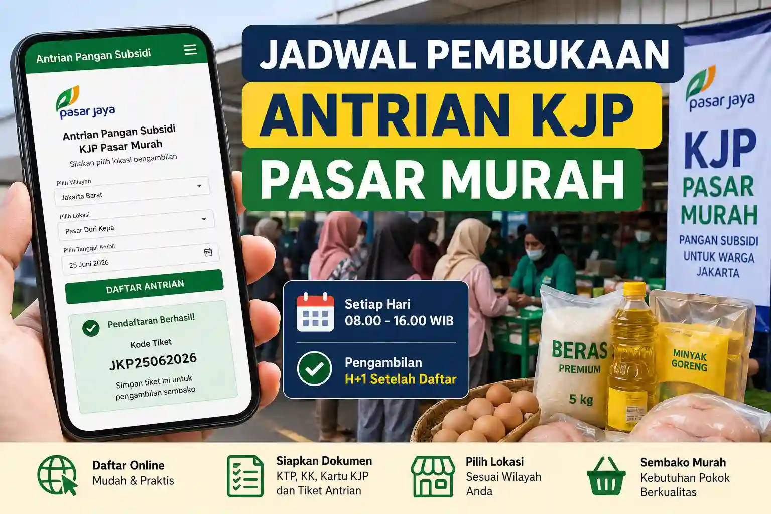 Jadwal Pembukaan Antrian Kjp Pasar Murah Jadwal Pembukaan Antrian Kjp Pasar Murah