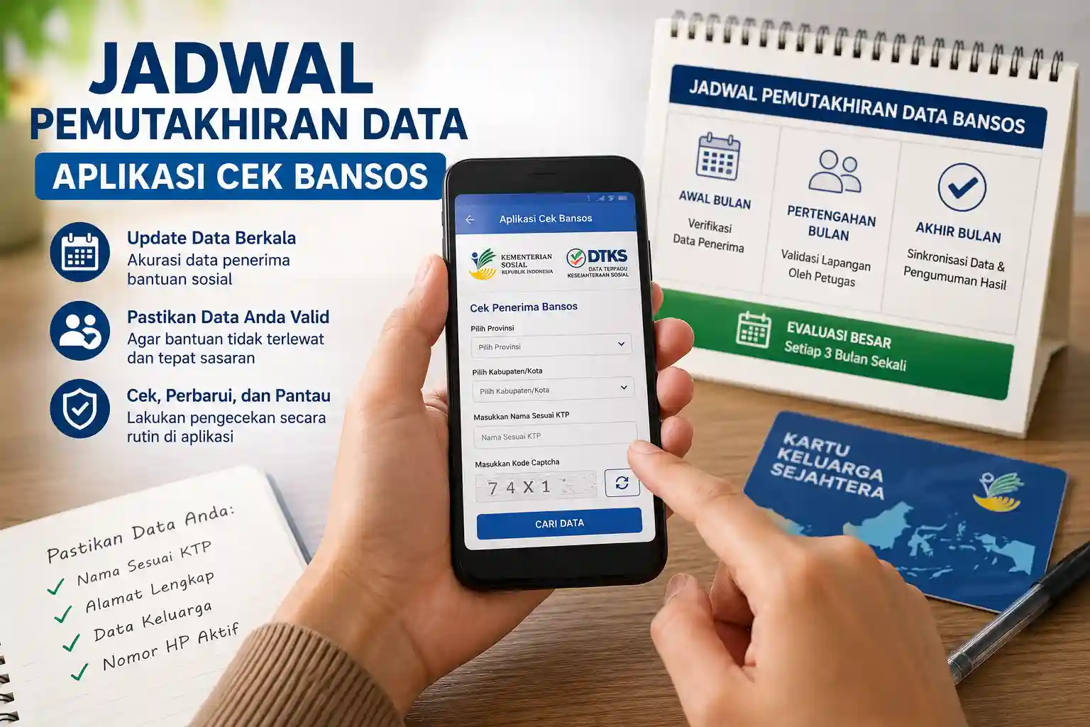 Jadwal Pemutakhiran Data Aplikasi Cek Bansos Jadwal Pemutakhiran Data Aplikasi Cek Bansos