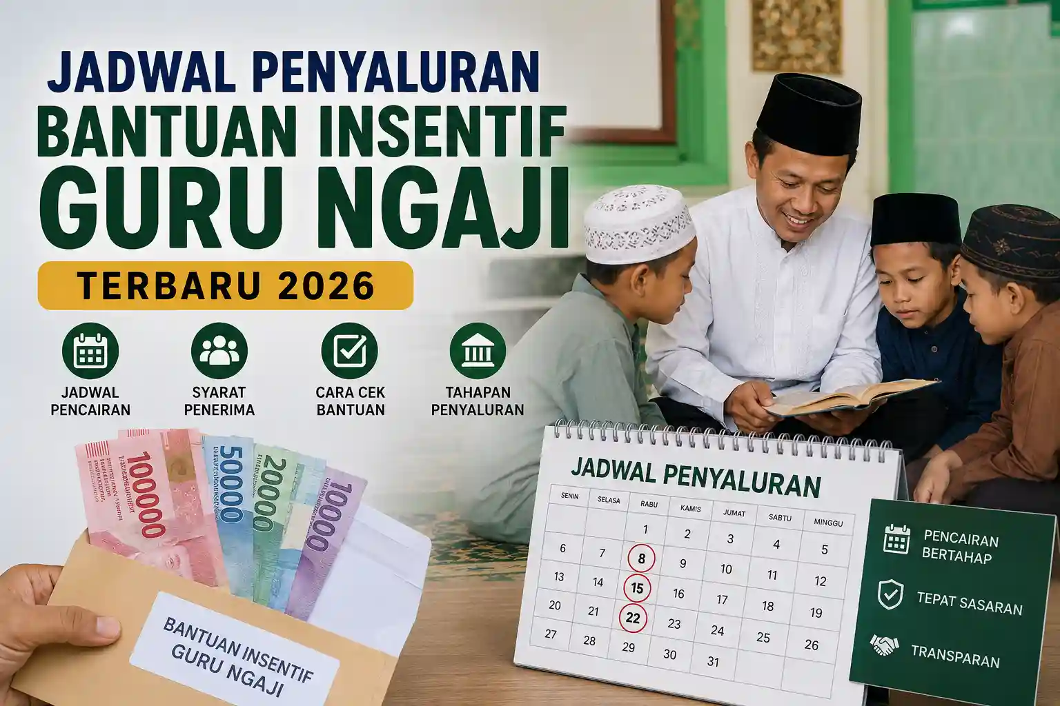 Jadwal Penyaluran Bantuan Insentif Guru Ngaji Jadwal Penyaluran Bantuan Insentif Guru Ngaji