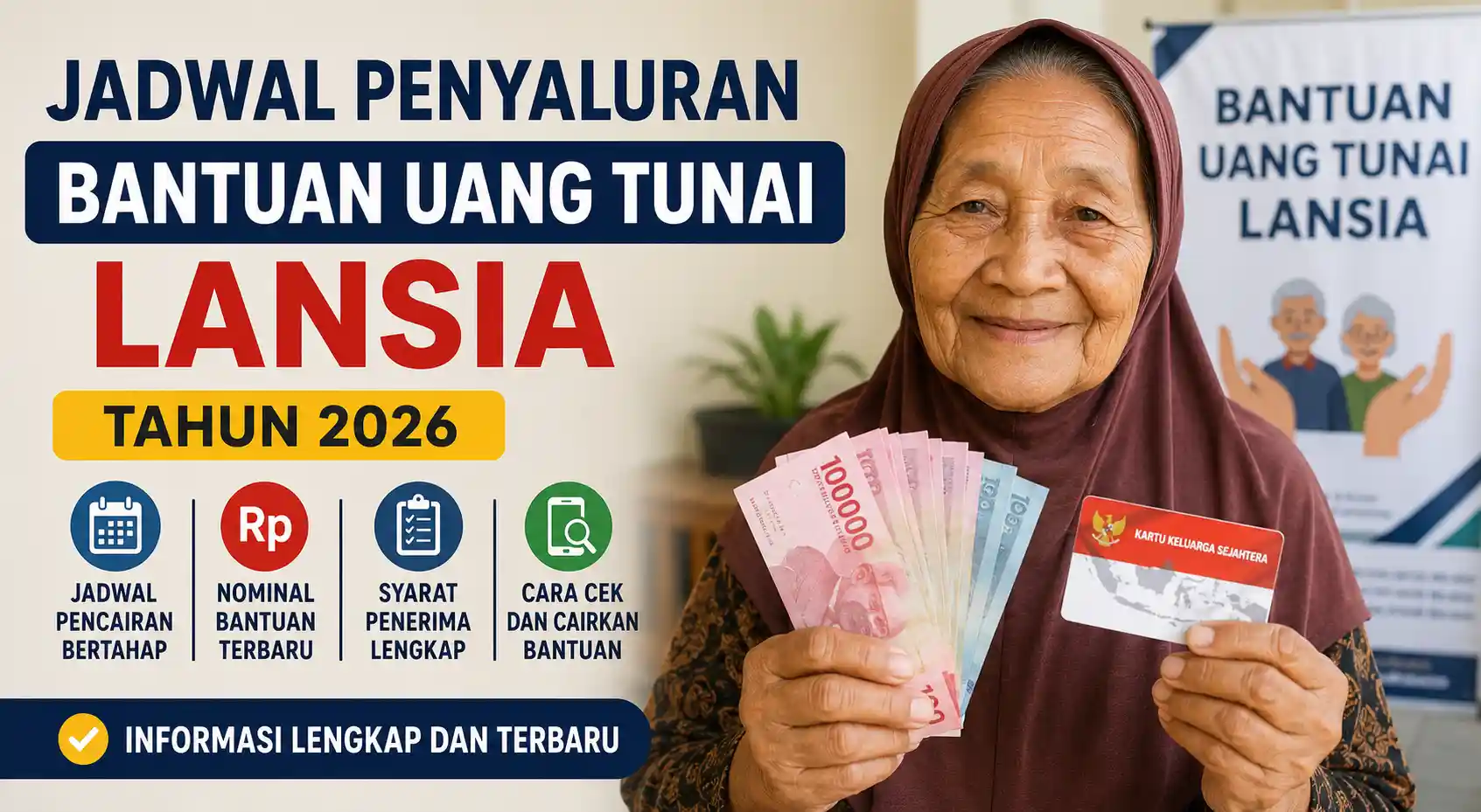 Jadwal Penyaluran Bantuan Uang Tunai Lansia Jadwal Penyaluran Bantuan Uang Tunai Lansia