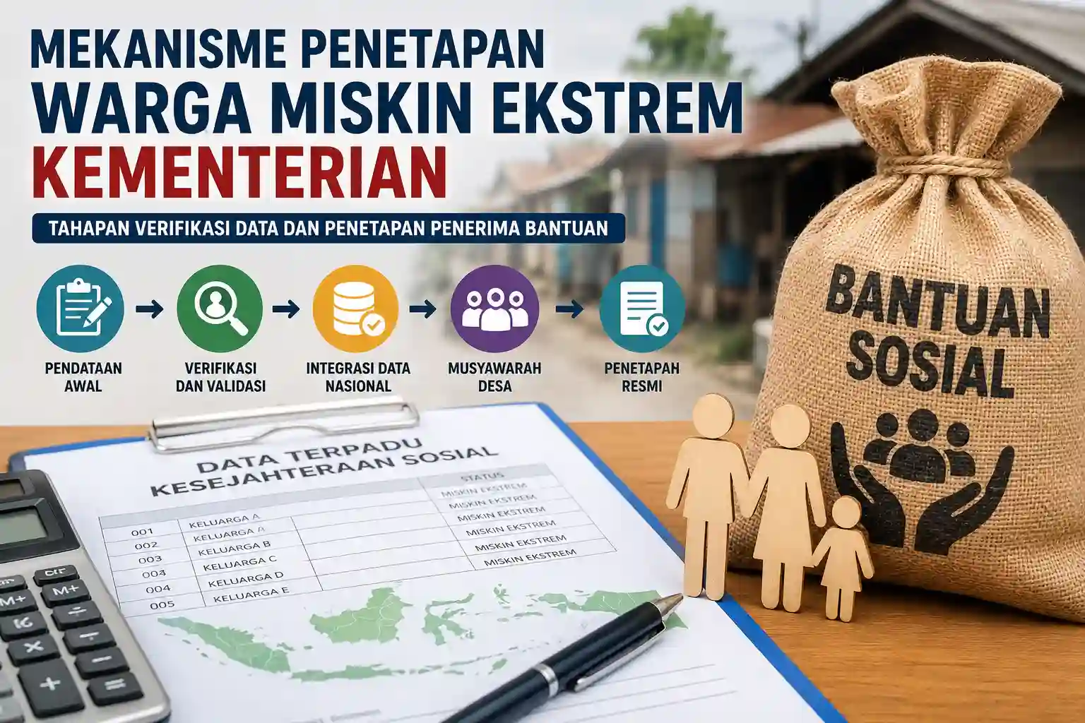 Mekanisme Penetapan Warga Miskin Ekstrem Kementerian Mekanisme Penetapan Warga Miskin Ekstrem Kementerian