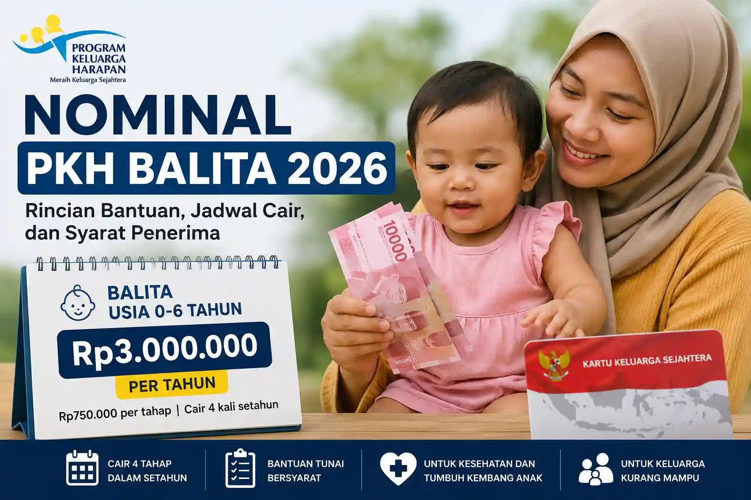 nominal pkh balita 2026