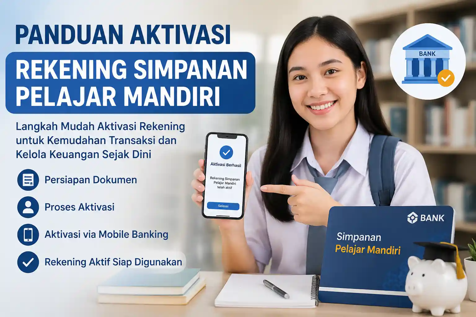 Panduan Aktivasi Rekening Simpanan Pelajar Mandiri Panduan Aktivasi Rekening Simpanan Pelajar Mandiri