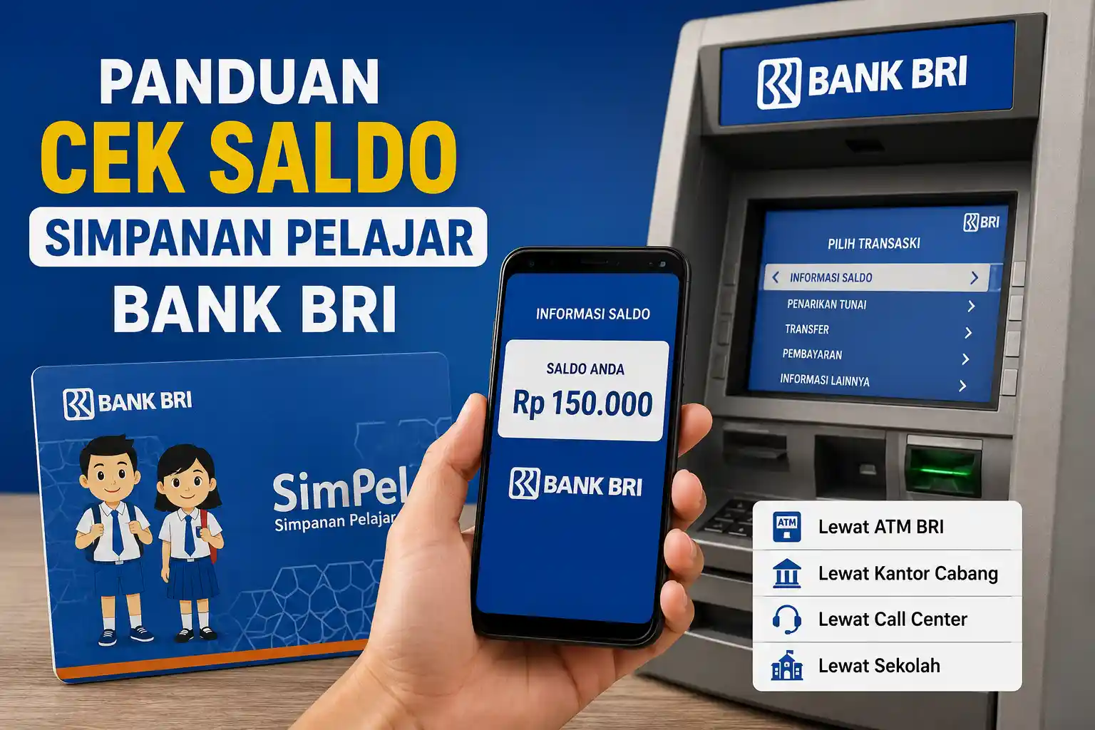 Panduan Cek Saldo Simpanan Pelajar Bank Bri Panduan Cek Saldo Simpanan Pelajar Bank Bri