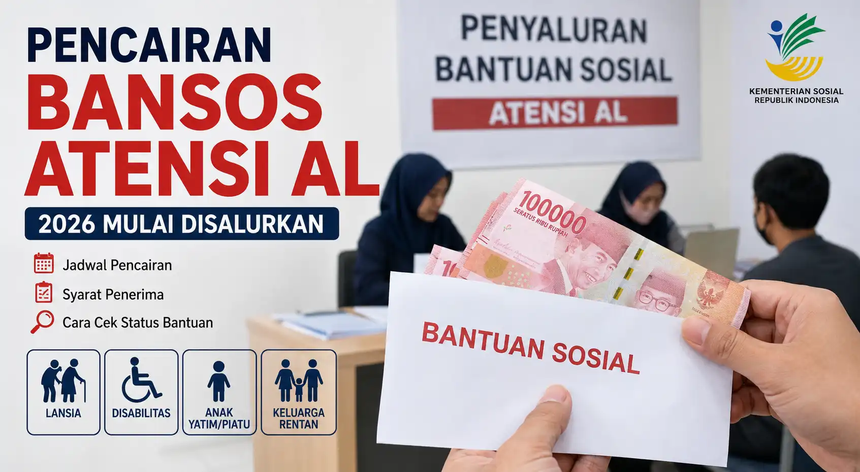 pencairan bansos atensi al pencairan bansos atensi al