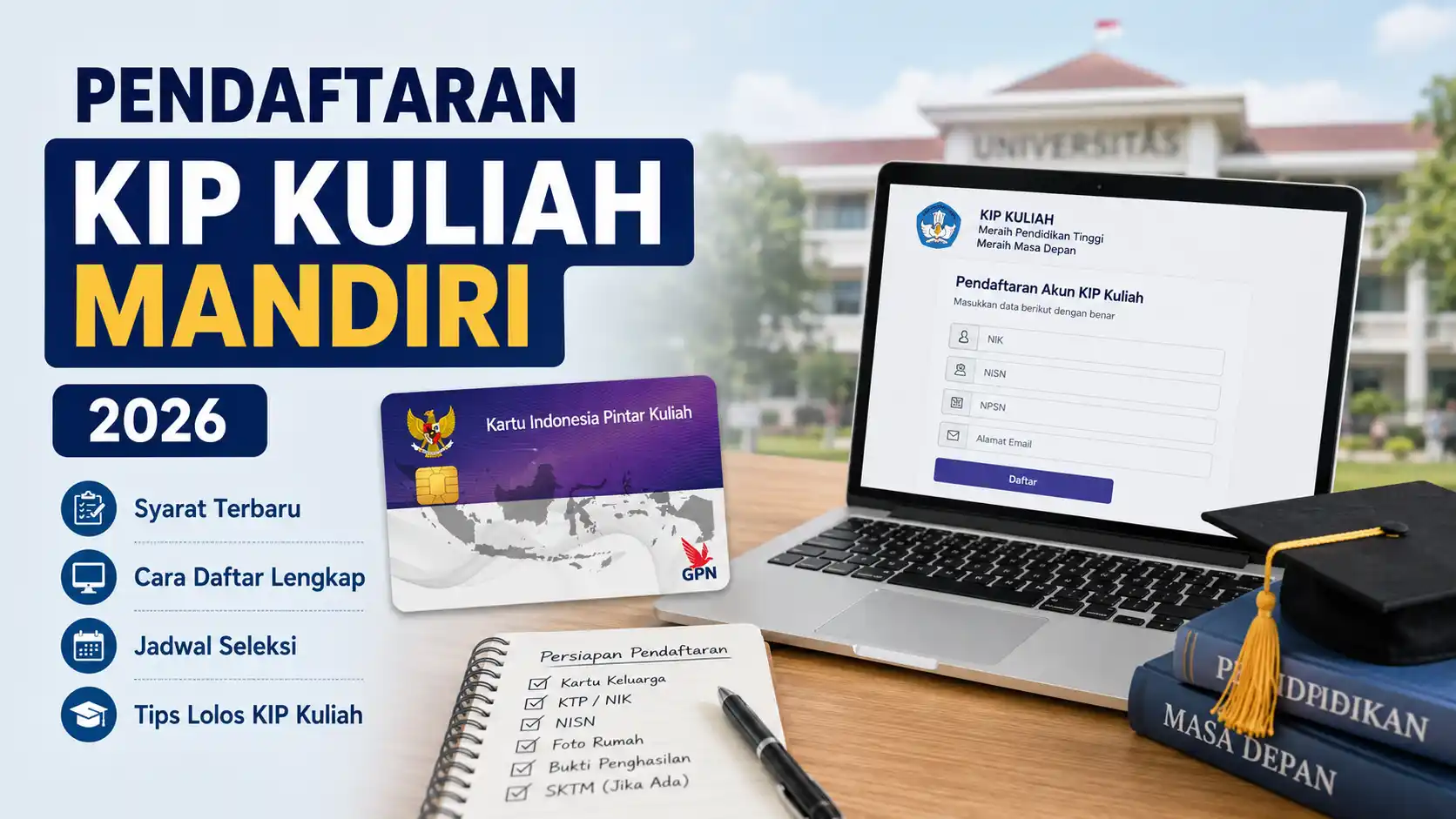 pendaftaran kip kuliah mandiri pendaftaran kip kuliah mandiri