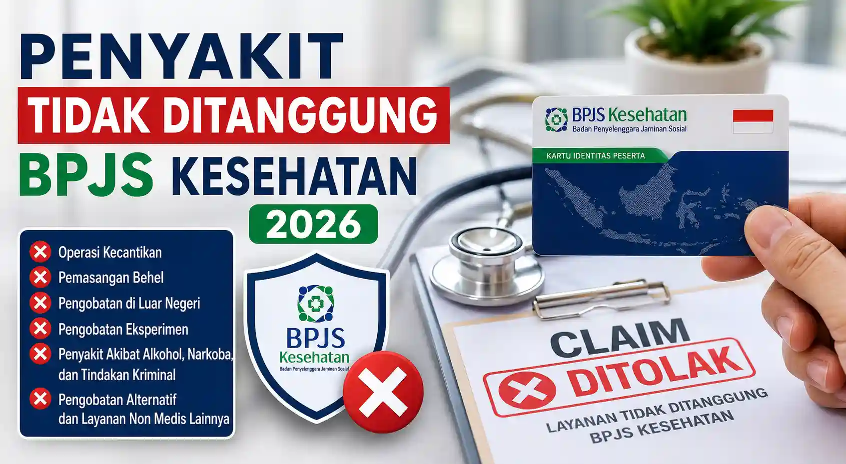 Penyakit Tidak Ditanggung BPJS Kesehatan 2026 Penyakit Tidak Ditanggung BPJS Kesehatan 2026