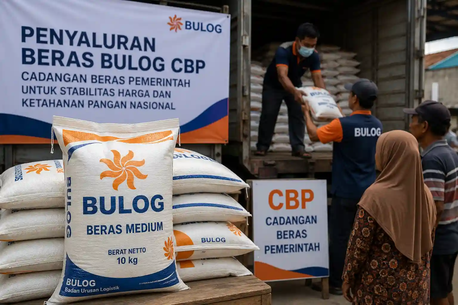 penyaluran beras bulog cbp penyaluran beras bulog cbp