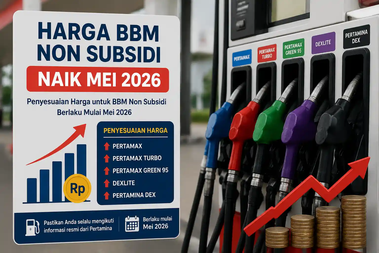 Harga BBM Non Subsidi Naik Mei 2026 Harga BBM Non Subsidi Naik Mei 2026