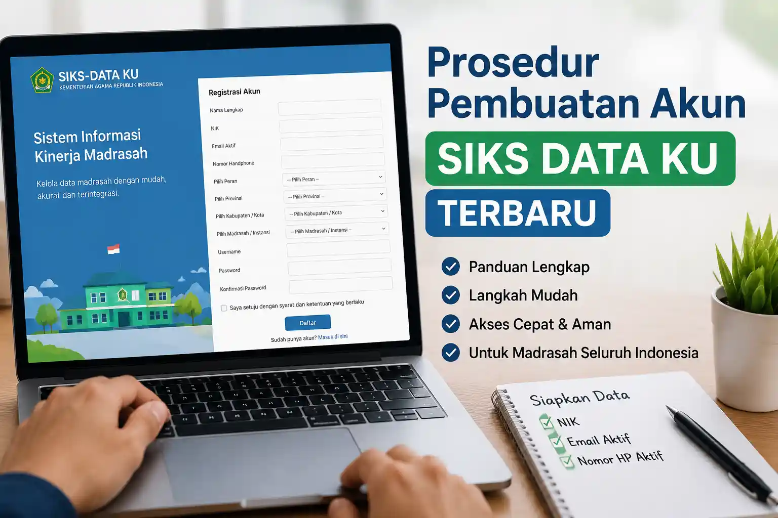 Prosedur Pembuatan Akun Siks Data Ku Terbaru Prosedur Pembuatan Akun Siks Data Ku Terbaru