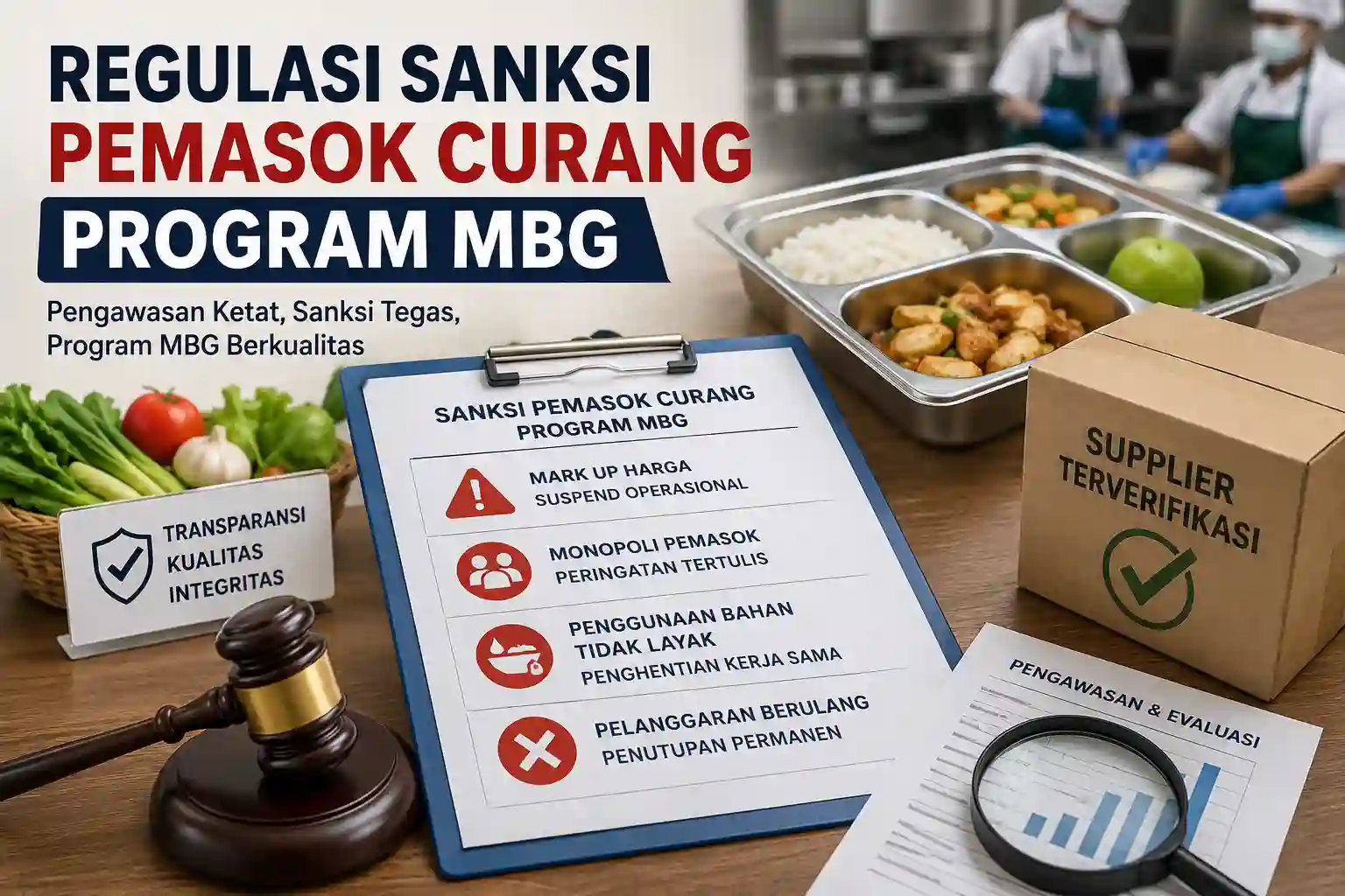 Regulasi Sanksi Pemasok Curang Program MBG Regulasi Sanksi Pemasok Curang Program MBG